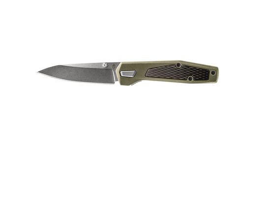 Gerber Lightweight Fuse Clip Folding Knife - Flat Sage Green #Gr4314