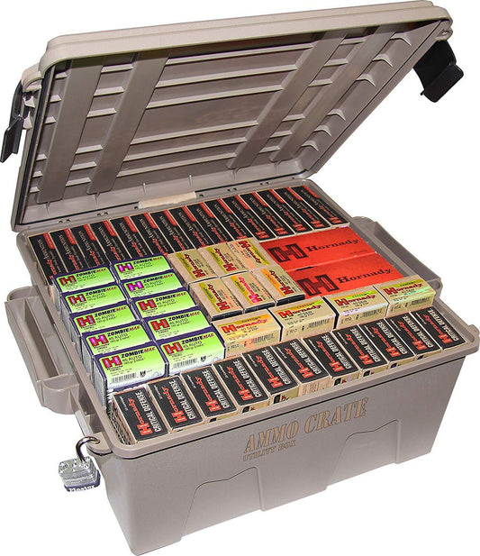 Mtm Ammo Crate 7.25" Deep Utility Box - Dark Earth #acr8P-72