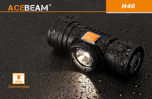 Acebeam Acebeam Multipurpose Lightweight Led Headlamp - 1050 Lumen #h40 Black