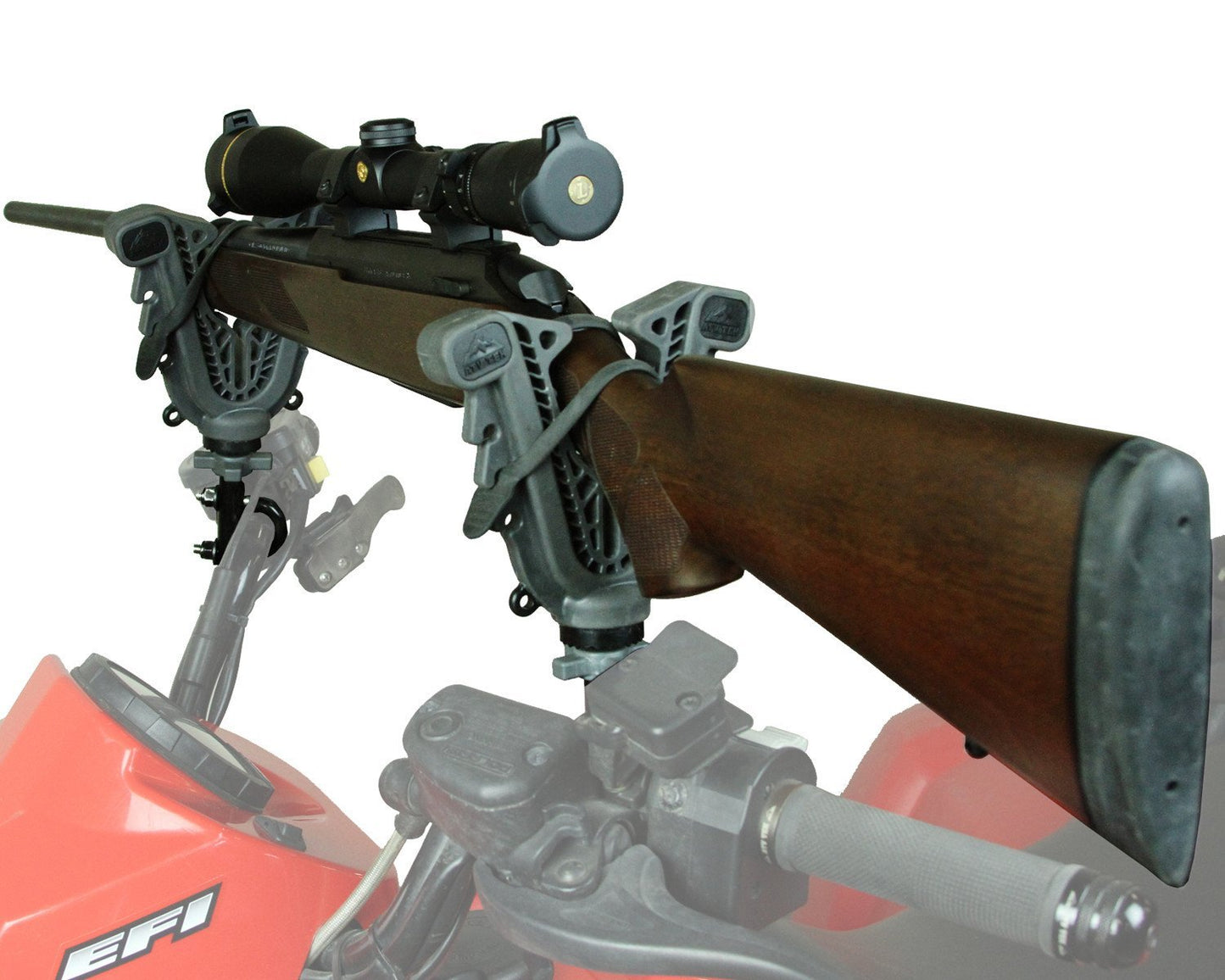 Atv Tek Atv Tek Rider Rack V-Grip Handlebar Mount Rifle And Bow Holder Dark Slate Gray