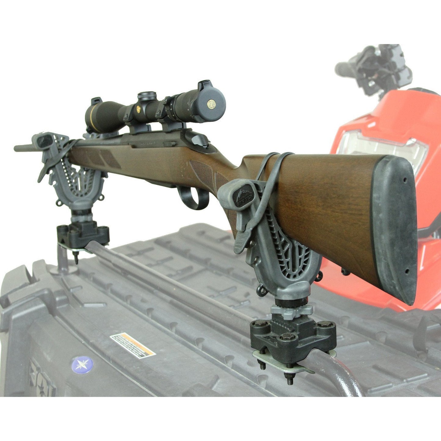 Atv Tek Atv Tek V-Grip Single Atv Rack Mount Rifle And Bow Holder Dark Olive Green