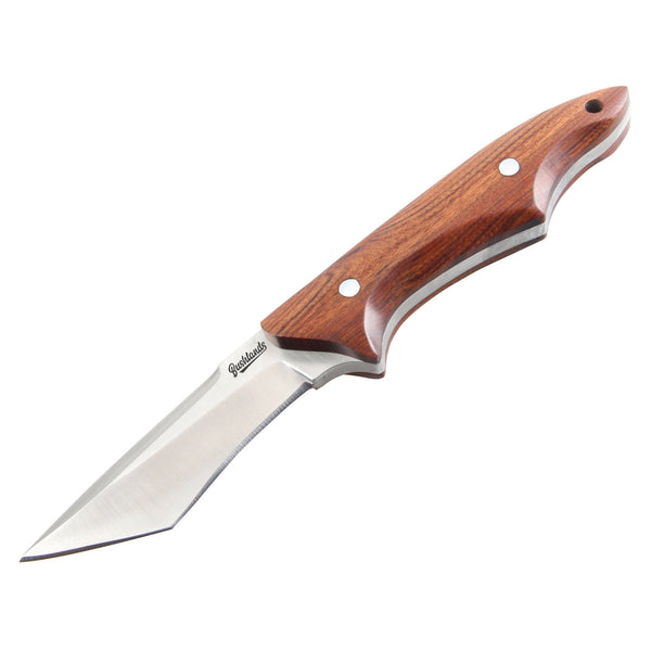 Bushlands Hunting Tanto Knife 4 Inch Stainless Steel Blade - With Wenge Handle #1771