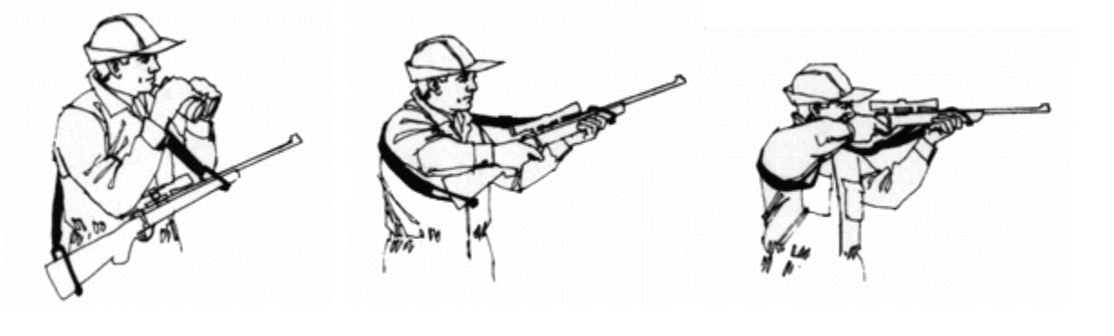 Boonie Packer Boonie Packer Safari Sling - Black Fits Rifle And Shotgun #bp-2-Bkw Dim Gray
