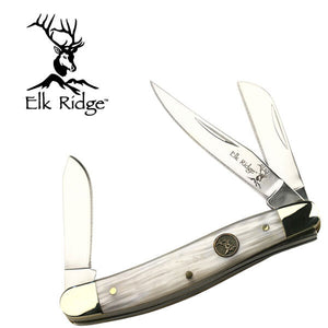 Elk Ridge Elk Ridge Gentleman's Pocket Folder Folding Knife - 5.5 Inch Overall #er-323Wp Dark Slate Gray