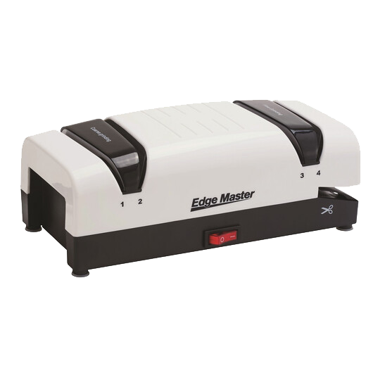 Edge Master 2 Stage Stainless Steel Electric Knife Sharpener - White #00750