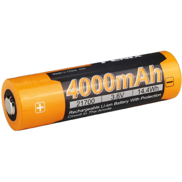 Fenix High-Capacity Rechargeable 21700 Li-Ion Battery - 4000Mah 3.6V #arb-L21-4000P