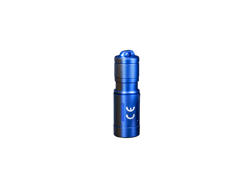 Fenix Fenix 200 Lumens Rechargeable Mini Keychain Light - Blue 49M Throw #e02R Blue Royal Blue
