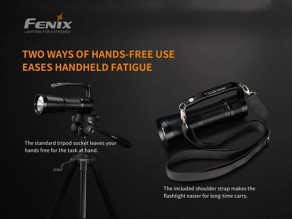 Fenix Fenix Multi-Purpose 3700 Lumen Rechargeable Led Search Light - 425M Long Throw #wt50R Dark Slate Gray