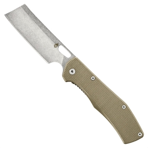 Gerber Flatiron Cleaver Folding Knife - 8.5 Inch Overall #31-003476