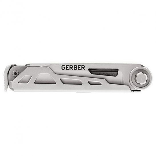 Gerber Gerber Armbar Drive Multitool Pocket Knife With Screwdriver - 2.5 In Blade Urban Blue #31-003568 Gray