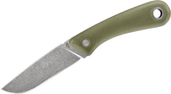Gerber Spine Fixed Blade Green Knife W Sheath - 8.4 Inch Overall #31-003424
