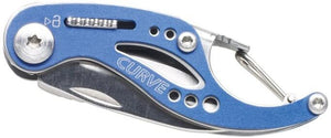 Gerber Gerber Curve Mini Multi-Tool Knife - 3.5 Inch Overall Blue Clam #31-000116 Cornflower Blue