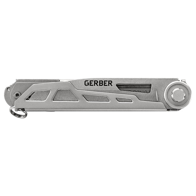 Gerber Gerber Armbar Slim Cut Frame Lock Multitool - Bottle Opener Scissors Onyx #31-003839 Dark Gray