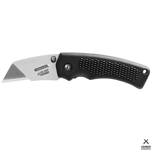 Gerber Gerber Edge Tachide Black Utility Folding Knife - Black Rubber Handle #31-000668 Dark Slate Gray