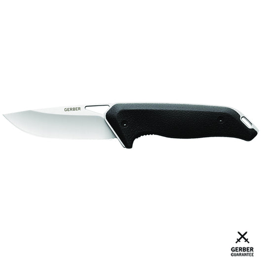 Gerber Gerber Moment Hunting Drop Point Folding Knife - W Sheath #31-002209 Black