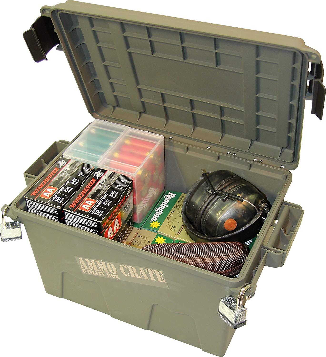 Mtm Case-Gard Mtm Ammo Crate 8.5" Deep Utility Box #acr7P-18 Dim Gray