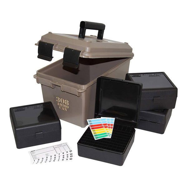 Mtm Acc223 Ammo Can Boxes Combo (Holds 400 Rounds)