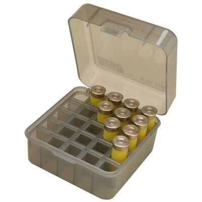 Mtm Case-Gard Mtm Dual Gauge Flip-Top Shotshell Box - 12G 20G Clear Smoke #s25D-41 Rosy Brown