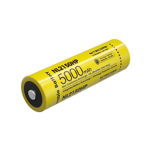 Nitecore Li-Ion High Performance Rechargeable 21700 Battery - 5000Mah #nl2150Hp