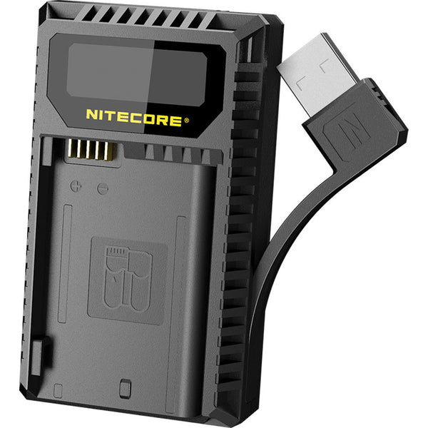 Nitecore Double Slot Usb Battery Travel Charger - For Nikon En-El 15 Batteries #unk2