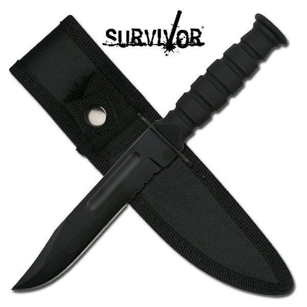 Survivor Bowie Fine Fixed Blade Knife - 7.25 Inches Overall #hk-1023Dp