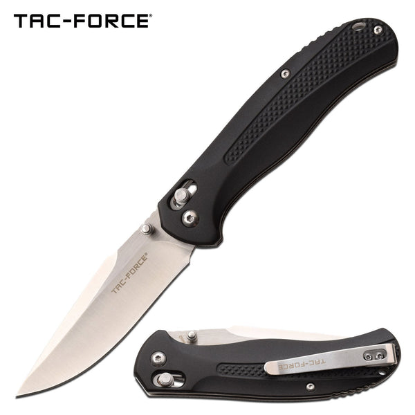 Tac-Force 8 Inch Hunting Manual Rapid Lock Folding Knife - Black #tf-1030Bk