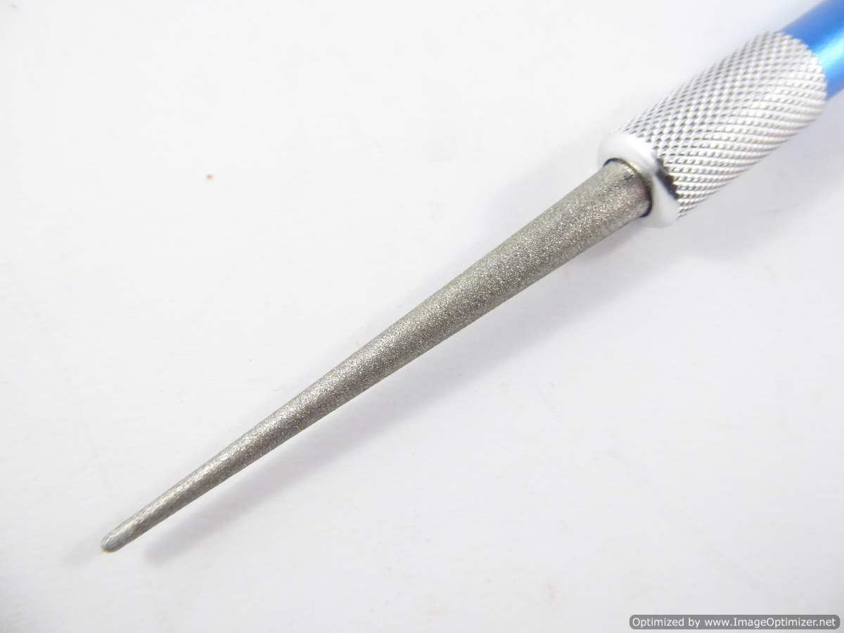 Tassie Tiger Knives Tassie Tiger Rod Sharpener - Diamond #57489 Dim Gray