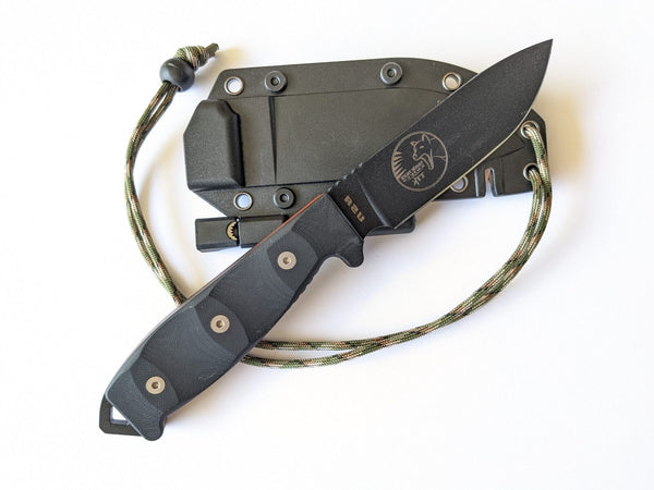 Tassie Tiger Survival Hunting Outdoor Fixed Blade Knife W Sheath - High Carbon Steel #ttks5