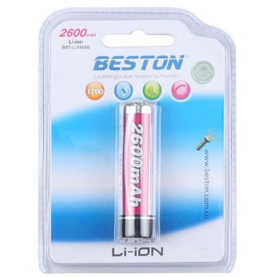 Xhunter Beston 18650 Rechargeable Battery - 1Pcs 2600Mah #bst-Li18650-1