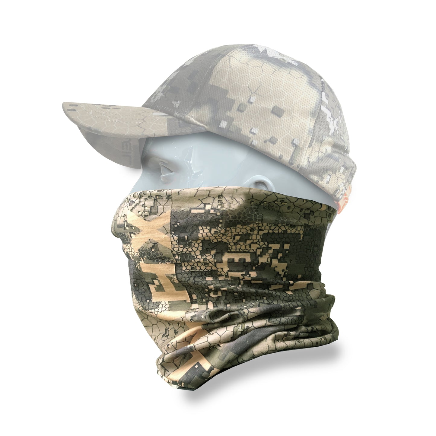 Xhunter Xhunter Neck Gaiter Balaclava Face Mask Shield - Camo #0715 Dark Slate Gray