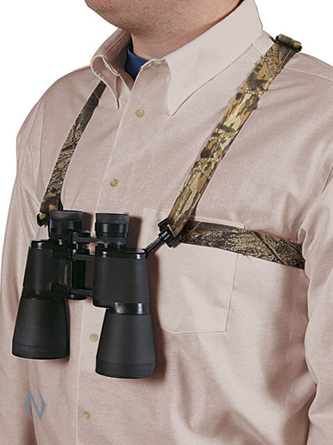 Allen Elastic Body Harness Deluxe Adjustable Binocular Strap - Camo #Al198