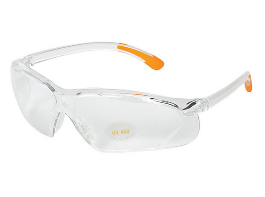 Allen Shooting Glasses Frame Clear Lenses Lightweight Frame - White #22753