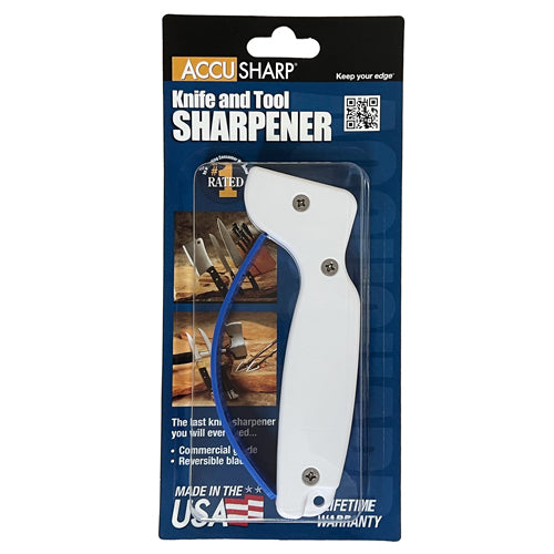 Accusharp Knife And Tool Sharpener - Large Ergonomic Handle #A001c