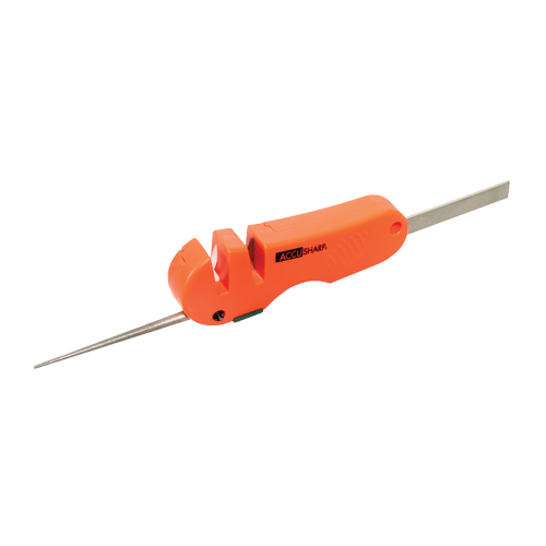 Accusharp 4-in-1 Knife And Tool Sharpener - Blaze Orange #A028c