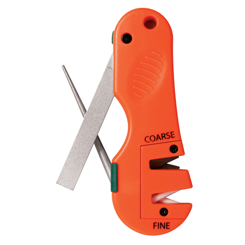 Accusharp 4-in-1 Knife And Tool Sharpener - Blaze Orange #A028c