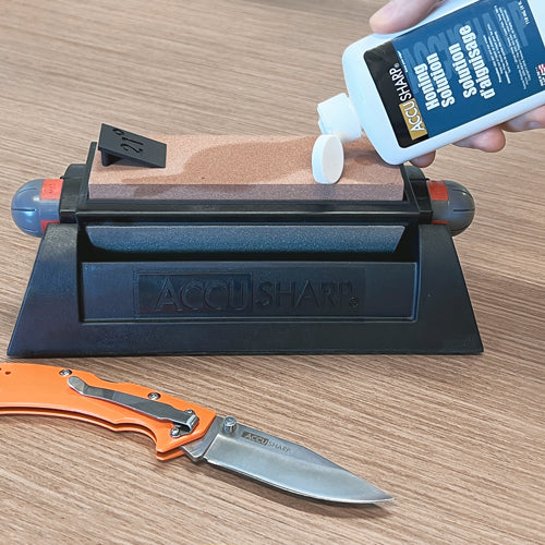 Accusharp Honing Solution For All Traditional Natural Stone Sharpening - Non-clogging #A068c