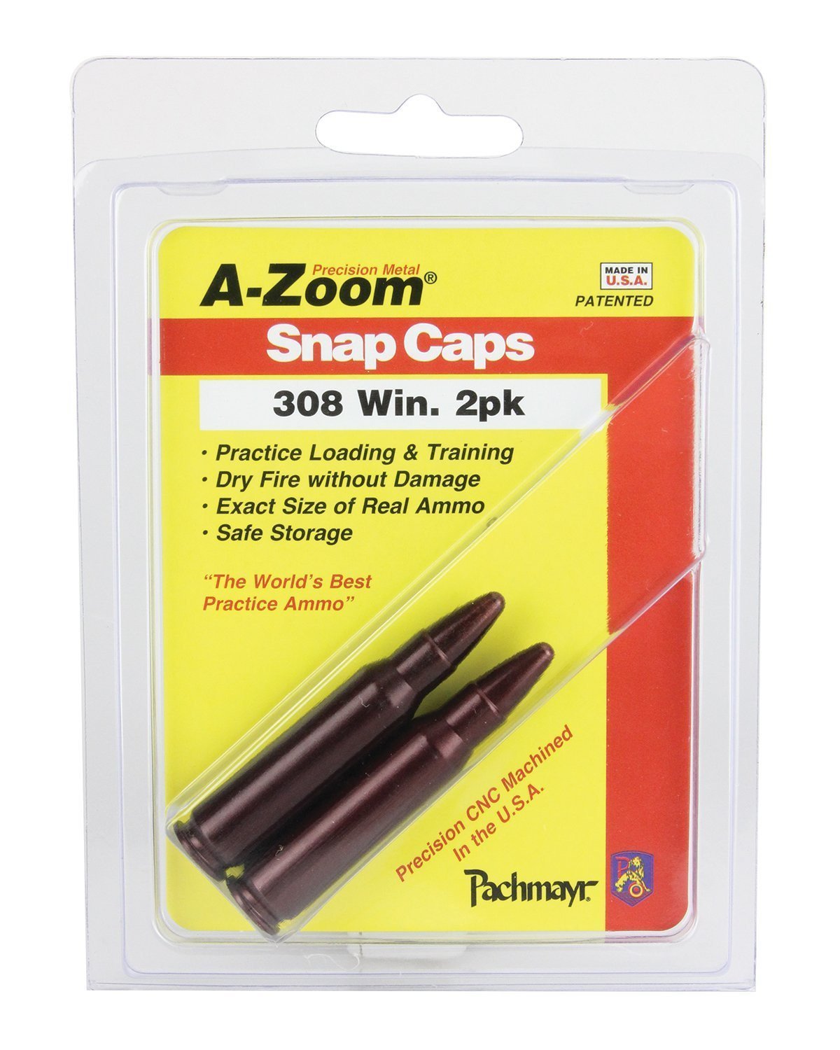 A-Zoom 308 Winchester Metal Snap Caps - 2 Pack