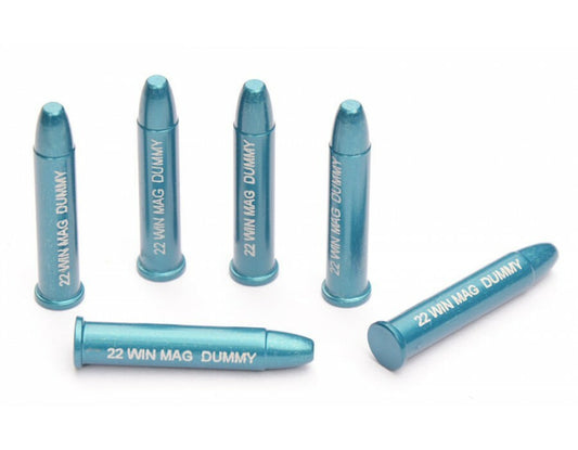 A-Zoom 6-Pack Precision Snap Caps Fits 22 Win Mag Action Proving Dummy Rounds