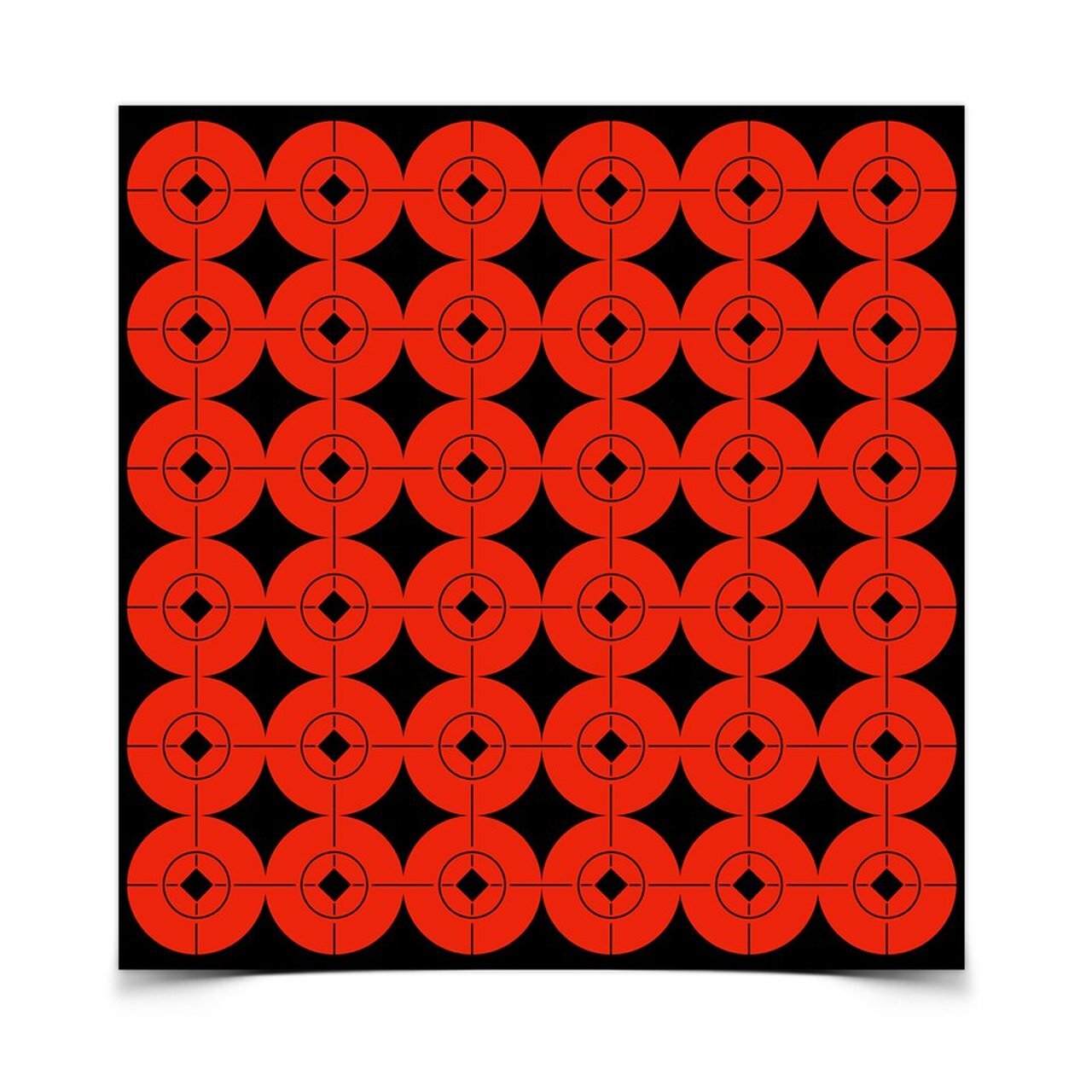 Birchwood Casey Target Spots Reactive Shooting Paper Targets - Orange Color, 1 Inch, 360 Targets #33901