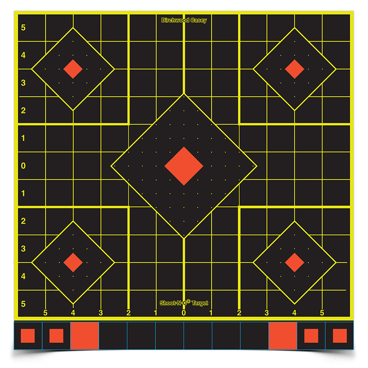 Birchwood Casey Shoot-N-C Sight-In Self Adhesive Paper Shooting Targets - 12 Inch 12 Targets 144 Pasters #34214