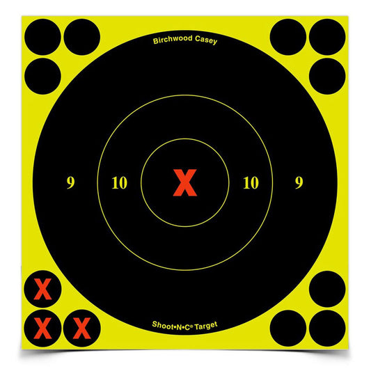 Birchwood Casey Shoot N C 6 Inch X-Bull's-Eye Target - 60 Targets 720 Pasters #bc-34560