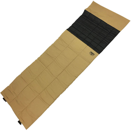 Birchwood Casey Padded Shooting Mat Coyote Brown - 84 Inch X 27 Inch X 1/2 Inch #bc-48301
