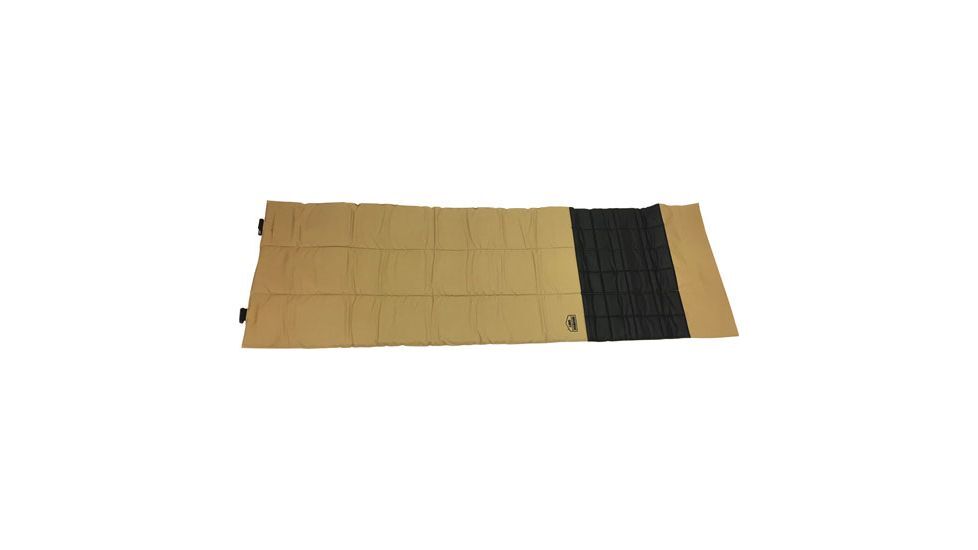 Birchwood Casey Padded Shooting Mat Coyote Brown - 84 Inch X 27 Inch X 1/2 Inch #bc-48301