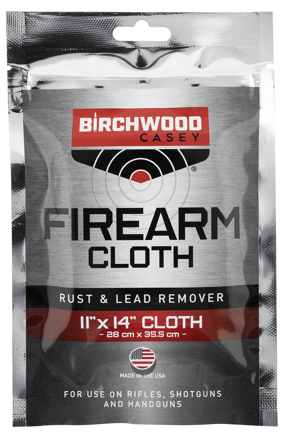 Birchwood Casey Firearm Cloth Rust & Lead Remover - Treated Tan 11 Inches X 14 Inches #bc-Rlrem