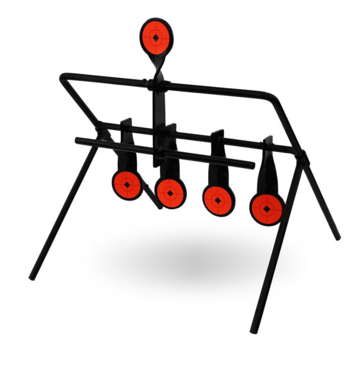 Birchwood Casey Targets Gallery Airgun Auto Resetting - Solid Steel #Bc-47017