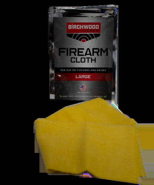 Birchwood Casey Firearm Gun Cleaning Cloth Pre-treated Multi-purpose Cloth For Use On Knives Rifles Shotguns H - Treated Chamois #Bc-gclth-lg