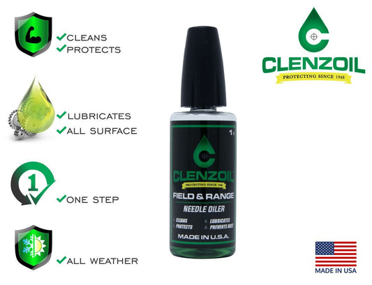 Clenzoil High Quality Field & Range Needle Oiler - 1Oz Prevent Rust #cl2618