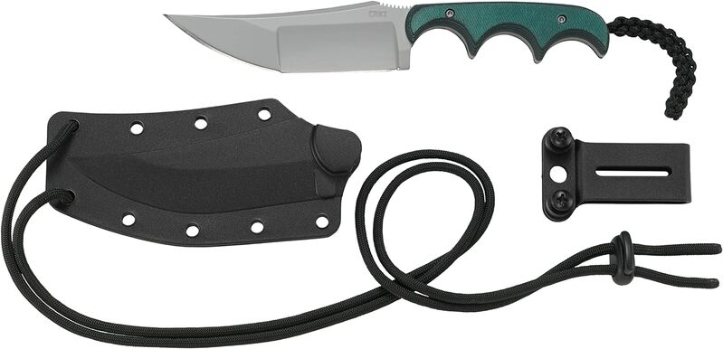 Crkt Minimalist Katana Compact Fixed Blade Knife With Sheath - Resin Infused Fiber Handle #Crkt2394