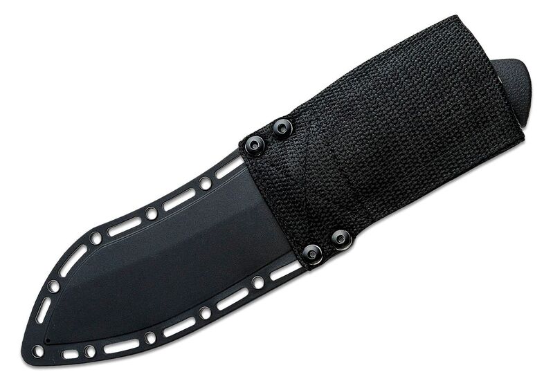 Crkt Kommer Catchall Fixed Blade Knife 5.51" Sheepsfoot Blade - Black Rubberized Grn Handles #Crkt2866