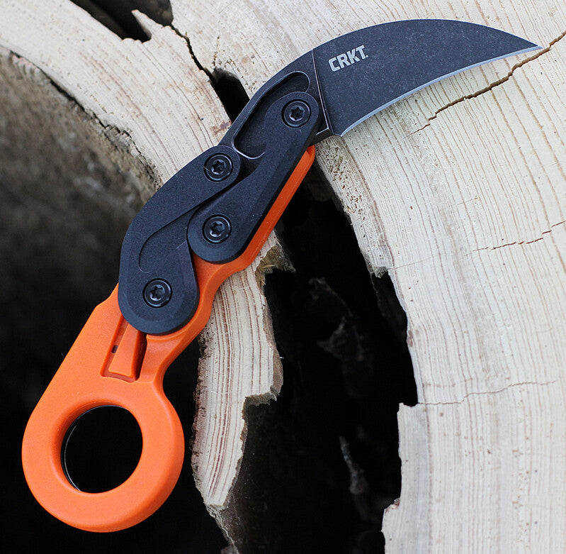 Crkt Columbia River Kinematic Provoke Folding Karambit - Orange #Crkt4041o